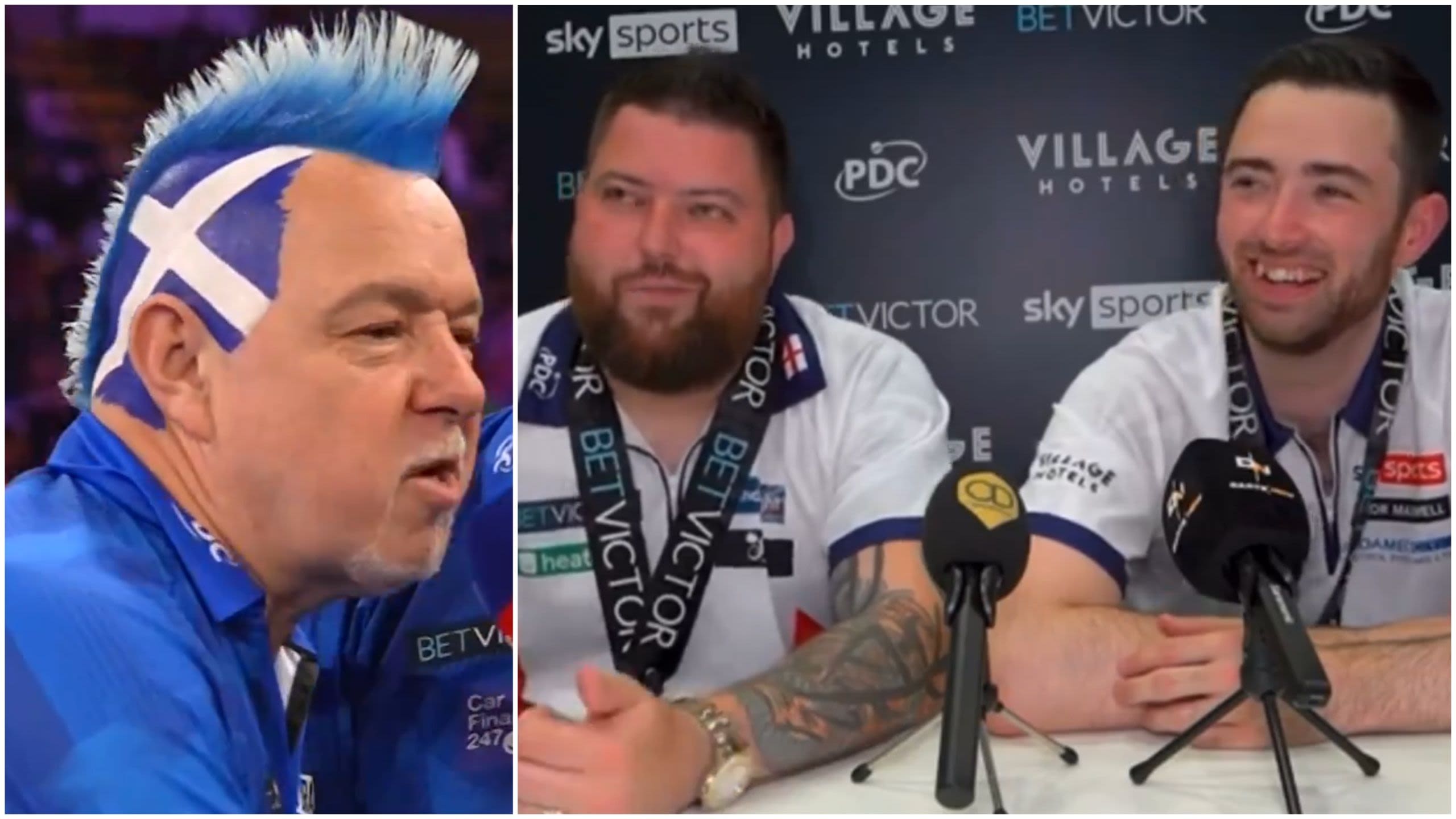 Michael Smith absolutely bodied Peter Wright in savage interview after England won WC of Darts