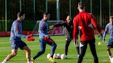In pictures: Cristiano Ronaldo returns to training with Manchester United first-team after crunch talks