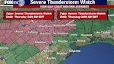 Houston weather: Severe Thunderstorm Watch issued for counties north of Houston