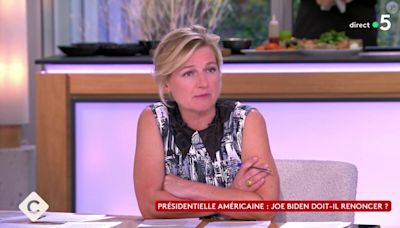 Anne-Elisabeth Lemoine et son équipe face à une invitée qui craque en direct et s'excuse, la voix en sanglots