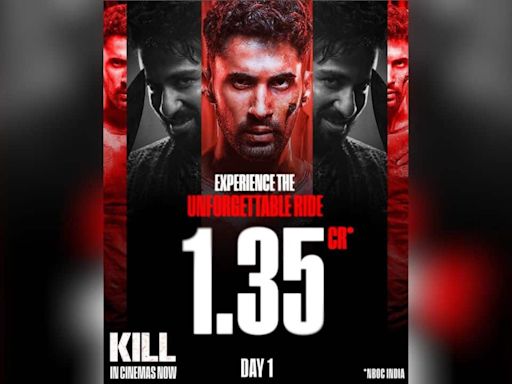 Kill box office collection day 1: Raghav Juyal, Lakshay's action thriller earns 1.35 crore