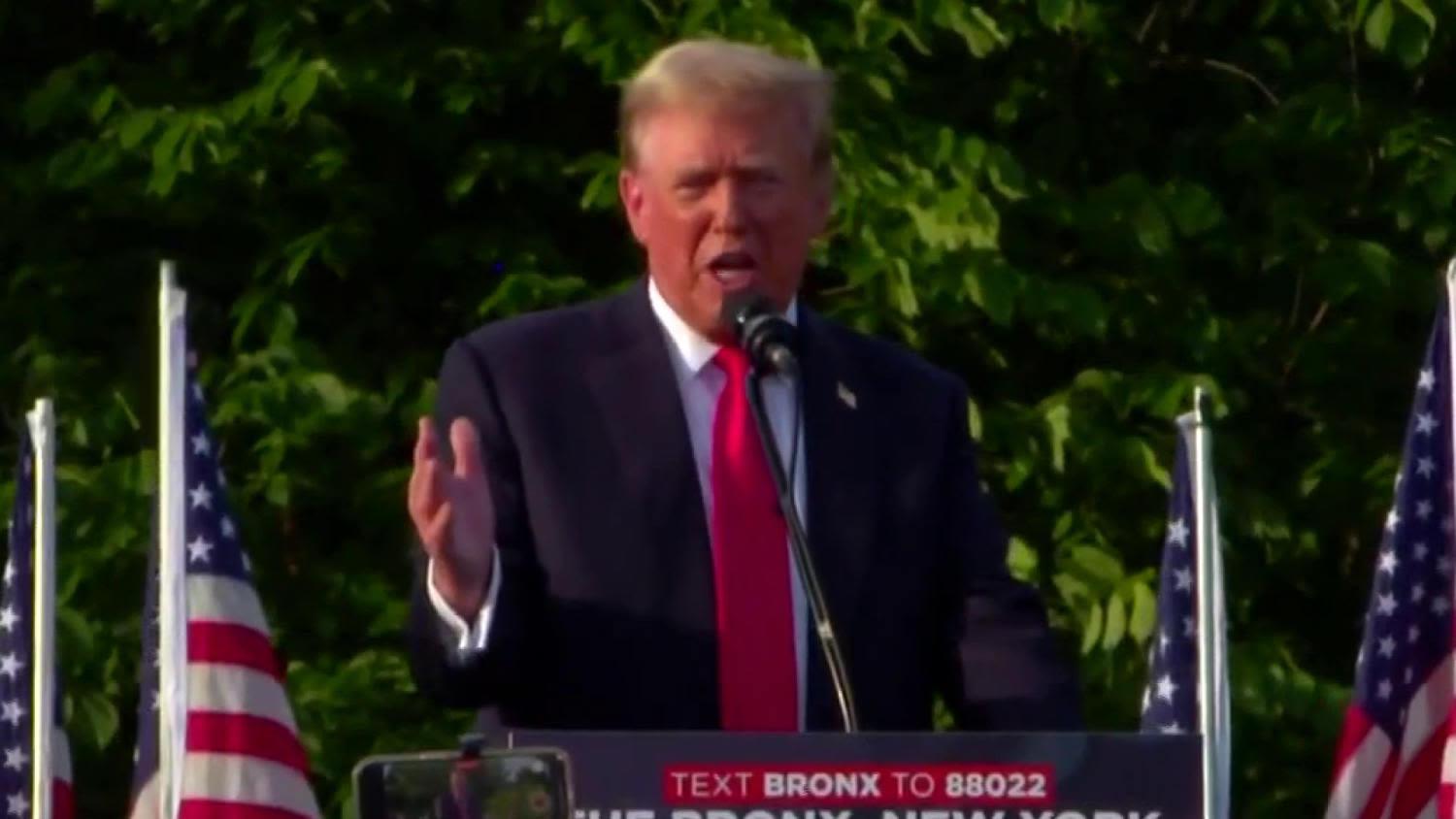 Donald Trump attempts to court voters of color in the Bronx