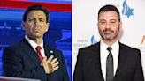 Jimmy Kimmel calls Ron DeSantis "pathetic little worm' after Trump meeting