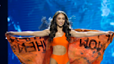The new Miss Universe, R'Bonney Gabriel, designed her swimsuit look using sustainable dyes and plastic bottles