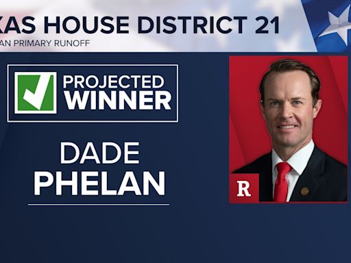 Dade Phelan beats David Covey to win the Texas House District 21 runoff election