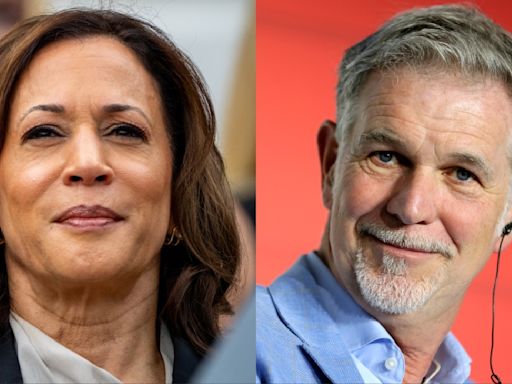 Netflix’s Reed Hastings Backs Kamala Harris With $7M Donation