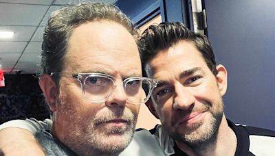 Rainn Wilson Calls John Krasinski His 'Incredibly Talented, Big-Hearted Brother' as “The Office” Costars Reunite