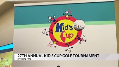 Golfers out on the course for 27th Annual Kid's Cup Golf Tournament