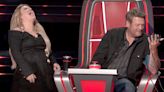 Kelly Clarkson gets the answers she needs when Blake Shelton takes lie detector on ‘The Voice’
