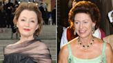 The Crown 's Lesley Manville just missed seeing Princess Margaret play drums at Mick Jagger's house