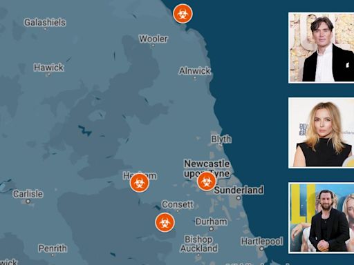 MAPPED: Locations used for filming of blockbuster movie as A-listers in County Durham