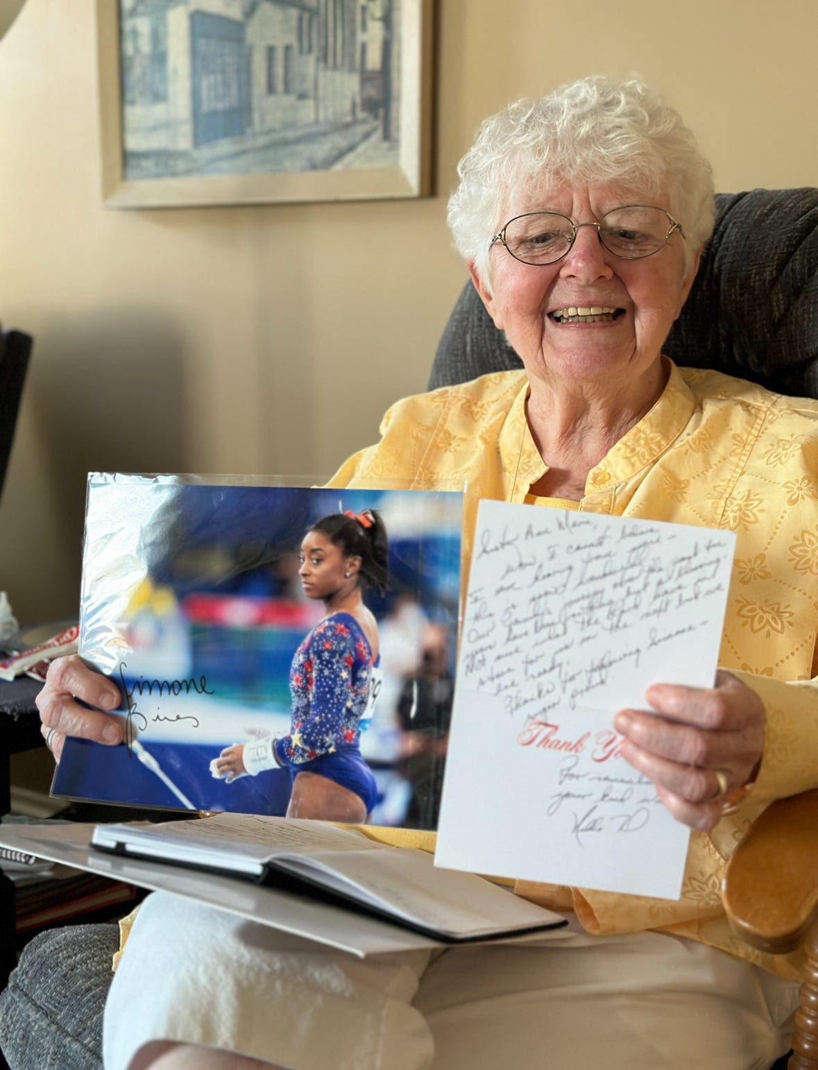 Watching from RI, a retired nun recalls the small part she played in Simone Biles' life