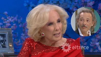 Mirtha Legrand y el reclamo que le hizo al actor Fabián Vena en su programa: "¿Por qué me hiciste esto?"