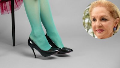 Cuál es el truco de las medias con tacón que te hará ver elegante, según Carolina Herrera