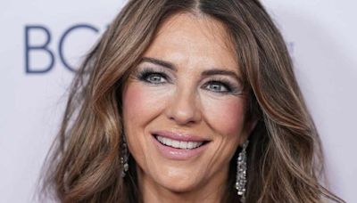 Elizabeth Hurley Shows Off Curves in Body-Hugging Hot Pink Gown for Special Event