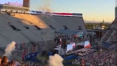 Video | Estados Unidos: fuegos artificiales impactaron sobre el público de un estadio y hay seis heridos