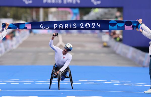 Paris 2024 Paralympic Games: Marcel Hug and Catherine Debrunner claim T54 marathon titles