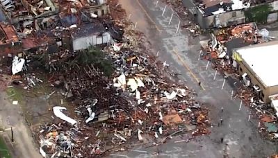 Las ciudades de Oklahoma gravemente afectadas por los tornados