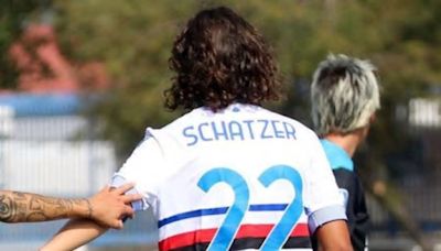 Sampdoria Women, la foto di Eva Schatzer sui social per il match contro il Como