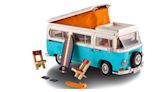 The LEGO Volkswagen T2 Camper Van Building Kit is On Sale for $120—And It's Just So Cute