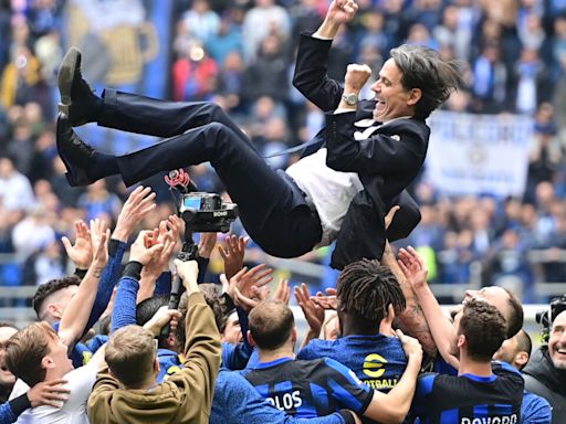 Simone Inzaghi, del Inter, elegido mejor entrenador de la temporada en Italia