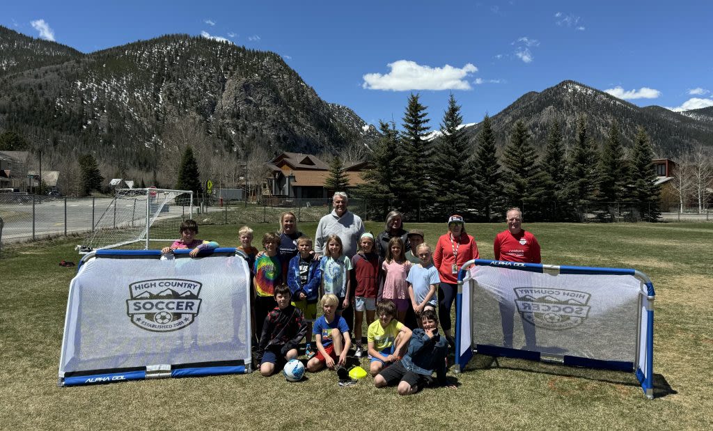 High Country Soccer Association donates soccer goals to Summit County elementary schools