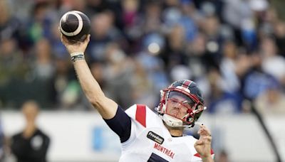 Alouettes place QB Cody Fajardo on six-game injured list with Roughriders on deck