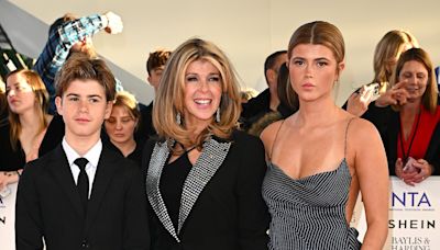 Kate Garraway is joined by her children Darcey and Billy at the NTAs