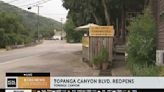 Stretch of Topanga Canyon Boulevard reopens ahead of schedule after landslide