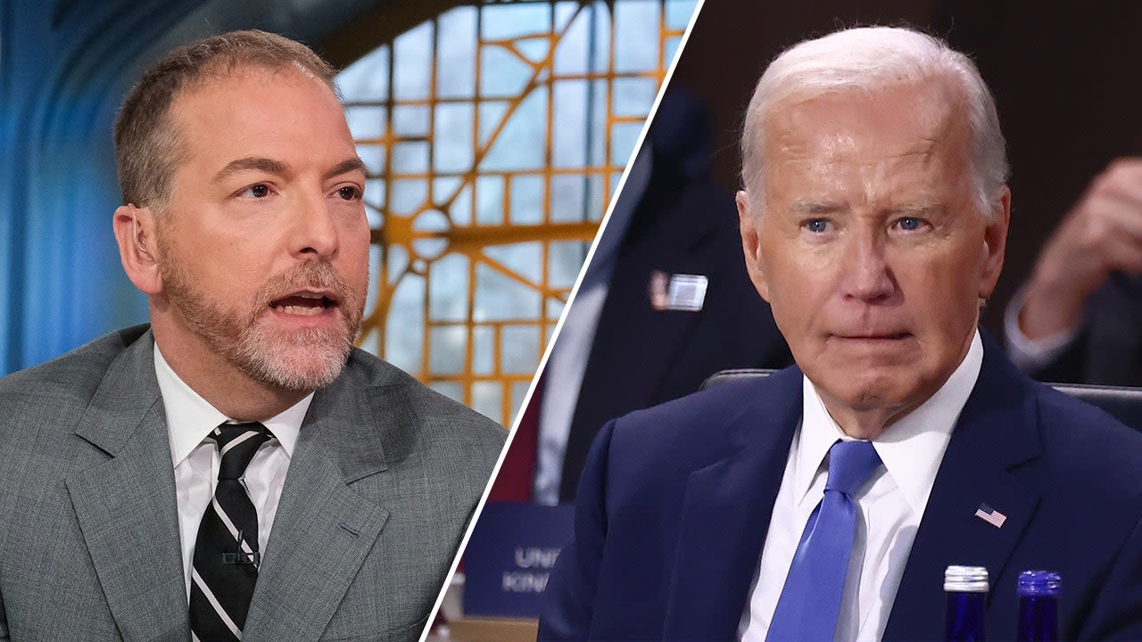 NBC's Chuck Todd says Biden's 'entire narrative' will erode if he stays in race: 'His ambition comes first'