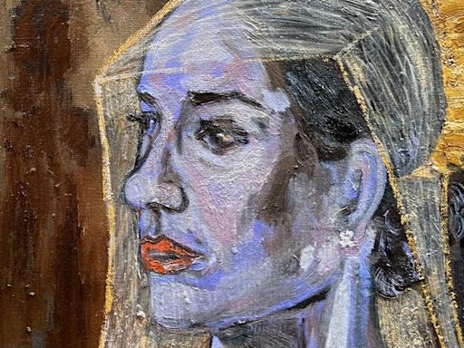 Artist behind portrait of late Queen depicts Harry and Meghan as historic royals