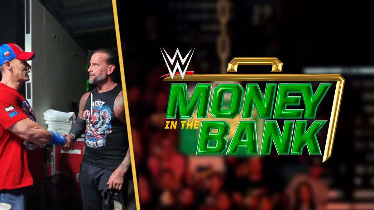 CM Punk and John Cena Reunite at WWE Money in the Bank: Watch