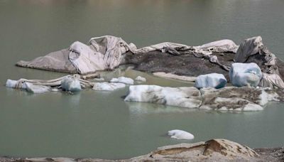 Swiss glaciers are receding again after 2 punishing years and despite a good start to 2024