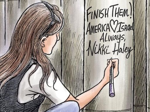 Adam Zyglis: Nikki Haley