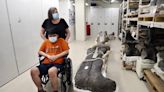 After a rare double lung retransplant, teen gets a special visit with Sue the T. rex