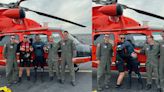U.S. Coast Guard crews rescue diver on Friday