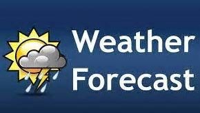 Today’s weather forecast