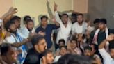 NSUI Workers Storm NTA Office In Delhi, Lock Building From Inside
