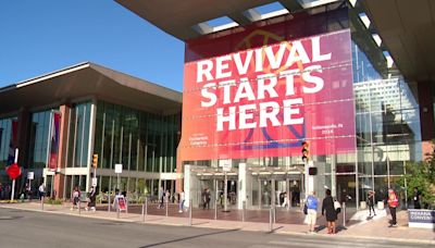 Thousands visit downtown Indy for second day of 10th National Eucharistic Congress