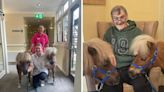 Therapy ponies bring happiness to Greenock care home residents and staff