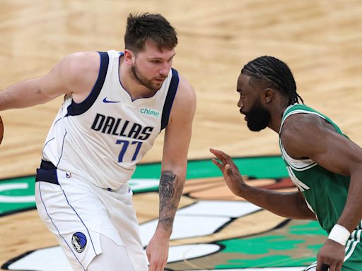 Jaylen Brown fires back at Stephen A. Smith again with a "State Your Source" shirt at Celtics victory parade