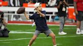 Peyton Manning's 11-year-old son Marshall gets in throws at Pro Bowl Games