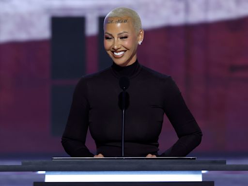 Amber Rose Says ‘Media Lied’ About Trump in RNC Speech: ‘I Believed the Left-Wing Propaganda’ That He Was ‘Racist’