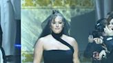 Ashley Graham Returns to the Runway After Welcoming Twins at amfAR Gala