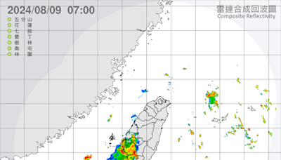 嘉南5縣市恐有局部短延時豪雨 花東北桃高溫拉警報