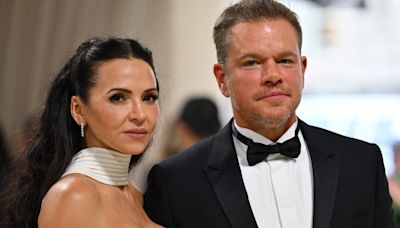 El look de la argentina Luciana Barroso, esposa de Matt Damon, que deslumbró en la Met Gala 2024