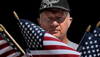 St. Peters man plants thousands of Memorial Day flags at Jefferson Barracks