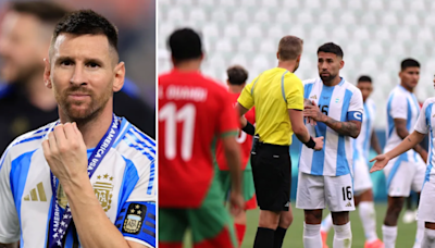 Lionel Messi blasts Olympics officials after chaos in Argentina vs Morocco match