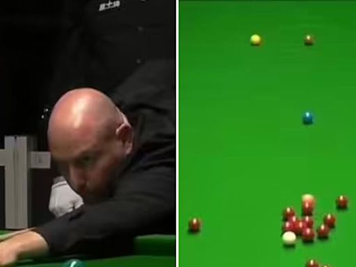 Snooker star had no answers as rival won frame after just one shot