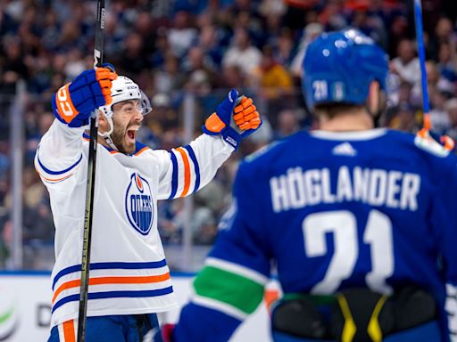 Oilers beat Brock Boeser-less Canucks in Game 7 to reach Western Conference final